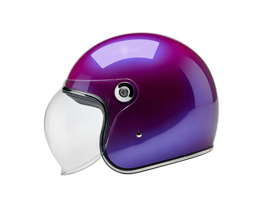 Tahoe Open Face Helmet - Metallic Grape with ECE R22.06 Compliance