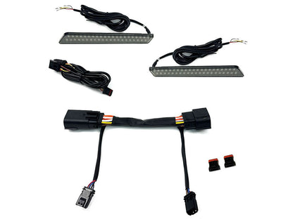 Saddlebag LED Latch Lights - Amber/Red. Fits CVO Touring 2023-2025, Street Glide & Road Glide 2024-2025, Touring 2025 Only