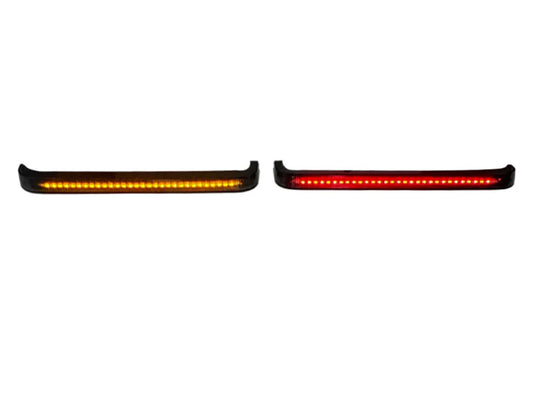 Sequential Low Profile Bagz Saddlebag Lights. Red Run/Brake, Amber Turn with Smoke Lens. Fits Touring 2026up