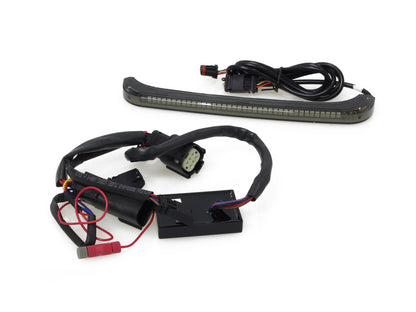 Sequential Low Profile Bagz Saddlebag Lights. Red Run/Brake, Amber Turn with Smoke Lens. Fits Most Touring 2014-2024