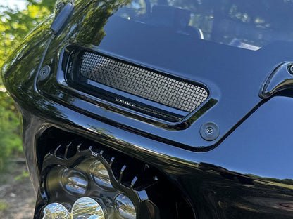 Fairing Vent Insert Screen - Black. Fits Low Rider ST 2022up