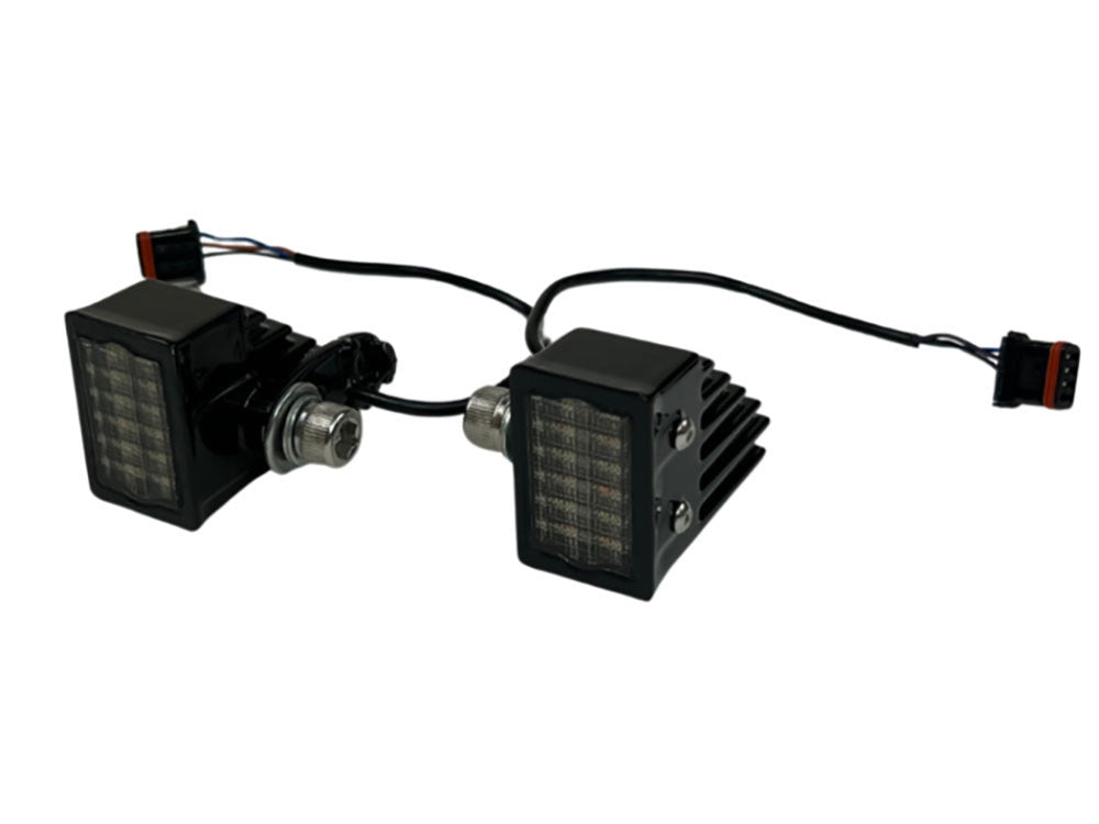 High Performance Turn Signals - Black. Fits Low Rider ST 2022up