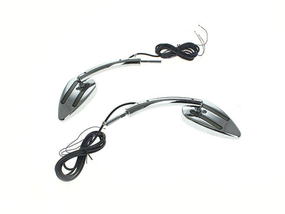 LED Mirrors Run/Turn - Chrome.