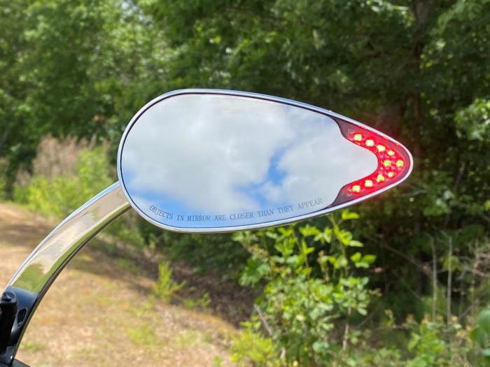 Dynamic LED Mirrors Run/Brake/Turn - Chrome.