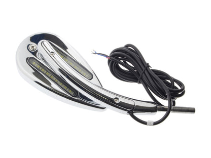 Dynamic LED Mirrors Run/Brake/Turn - Chrome.