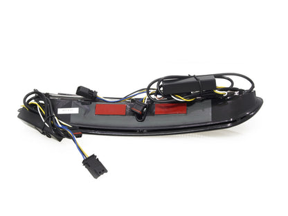 LED Batwing Vent Insert With Amber & White LED's - Black. Fits Touring 2014-2023