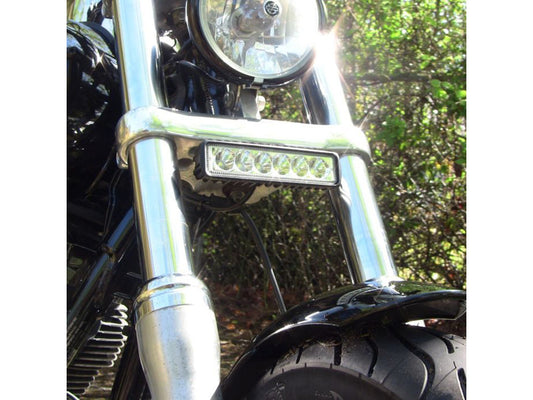 LED Driving Light Bar with White LED's - Black Housing.