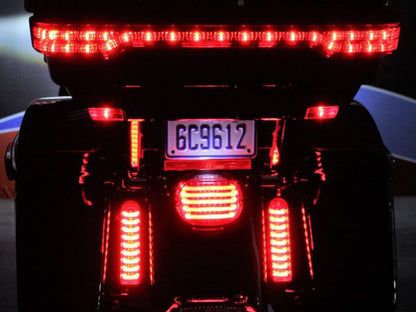 ProBeam LED Fillerz. Red with Smoke Lens - Black. Fits Ultra & Road King Touring Models 2014-2023 & Street/Road Glide ST 2022up-2023