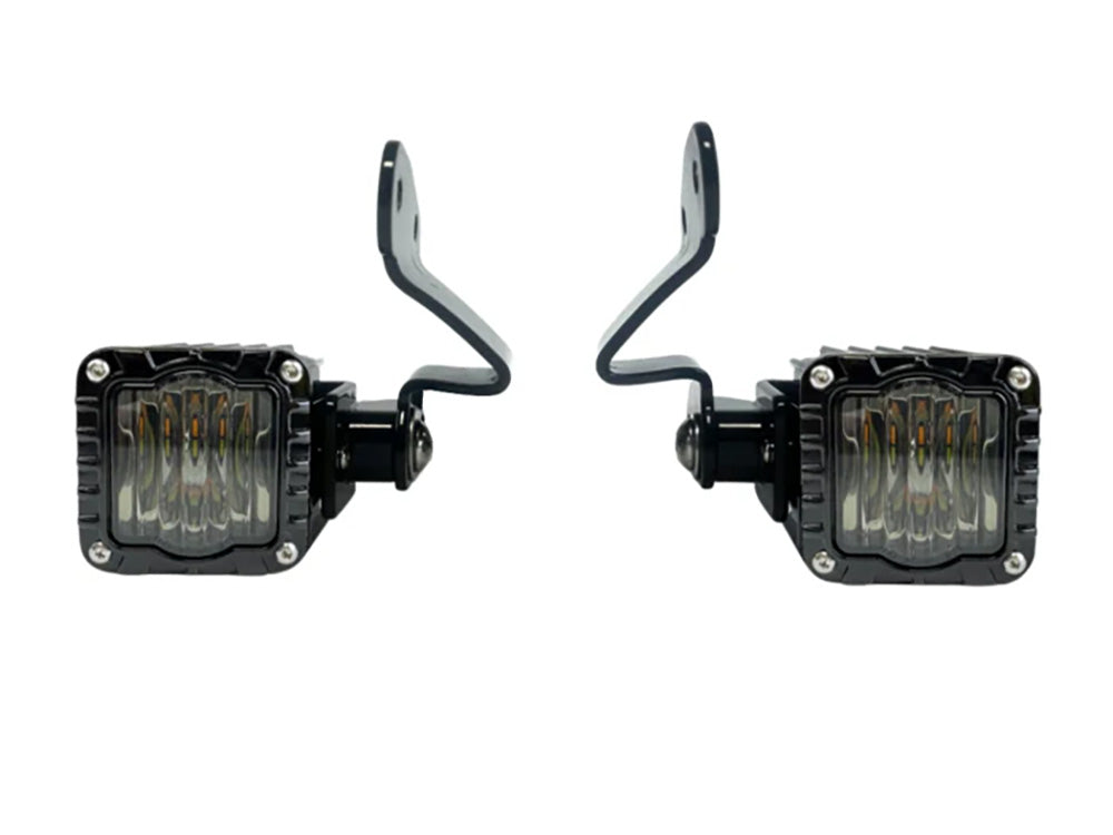 Shark Demon Turn Signals - Black. Fits Road Glide 2024up & CVO Road Glide (Inc 'ST') 2023up.