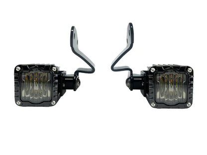 Shark Demon Turn Signals - Black. Fits Road Glide 2024up & CVO Road Glide (Inc 'ST') 2023up.