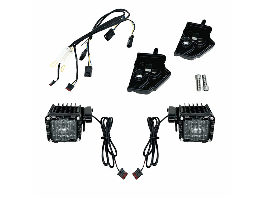 Shark Demon Turn Signals - Black. Fits CVO Street Glide 2023up & Street Glide 2024up