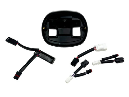 Taillight Base Plate Turn Signal Delete Tail Tidy - Black. Fits Heritage, Low Rider S & ST 2025-2026