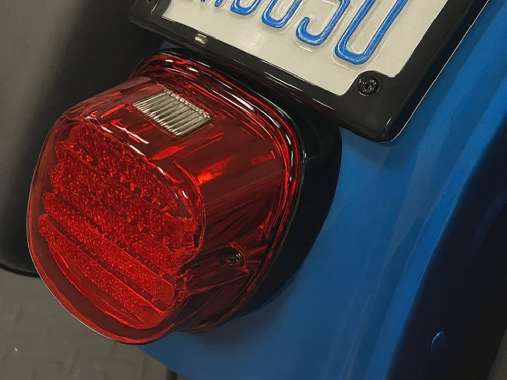 Taillight Base Plate Turn Signal Delete Tail Tidy - Black. Fits Heritage, Low Rider S & ST 2025-2026