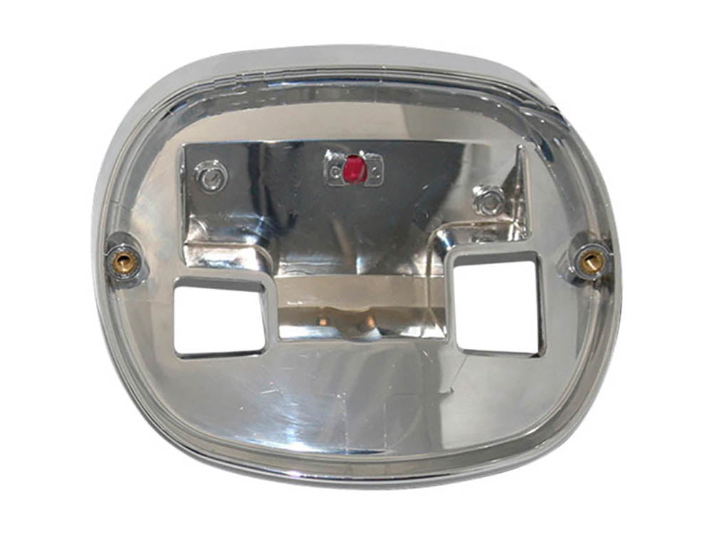 Taillight Base Plate for HD Taillight - Chrome. Fits Twin Cam 1999-2017 OEM Fenders