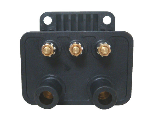 Ignition Coil - Black. Fits Big Twin 1970-1999 & Sportster 1971-2003 Models with Upgraded Single Fire Ignition.