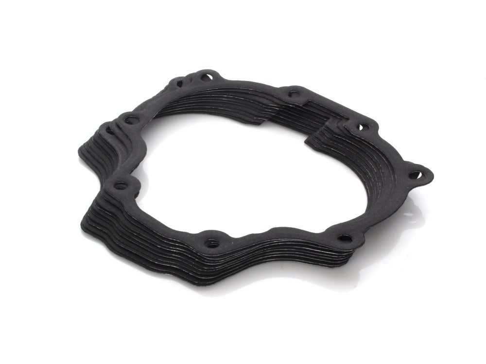 Transmission Bearing Cover Gasket - Pack of 10. Fits Softail 2007-2017, Touring 2007-2016 & Dyna 2006-2017.