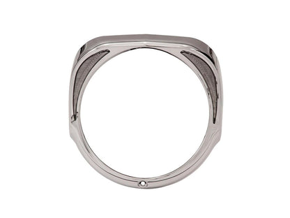 Fang LED Headlight Bezel with White Running Lights - Chrome. Fits Touring 2014-2023
