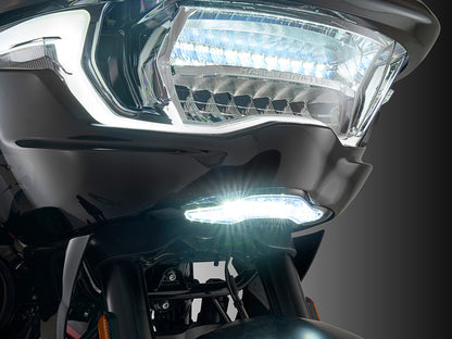 GOAT-E LED Driving Light Bar - Black. Fits CVO Road Glide 2023up & Road Glide 2024up