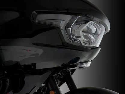 GOAT-E LED Driving Light Bar - Black. Fits CVO Road Glide 2023up & Road Glide 2024up