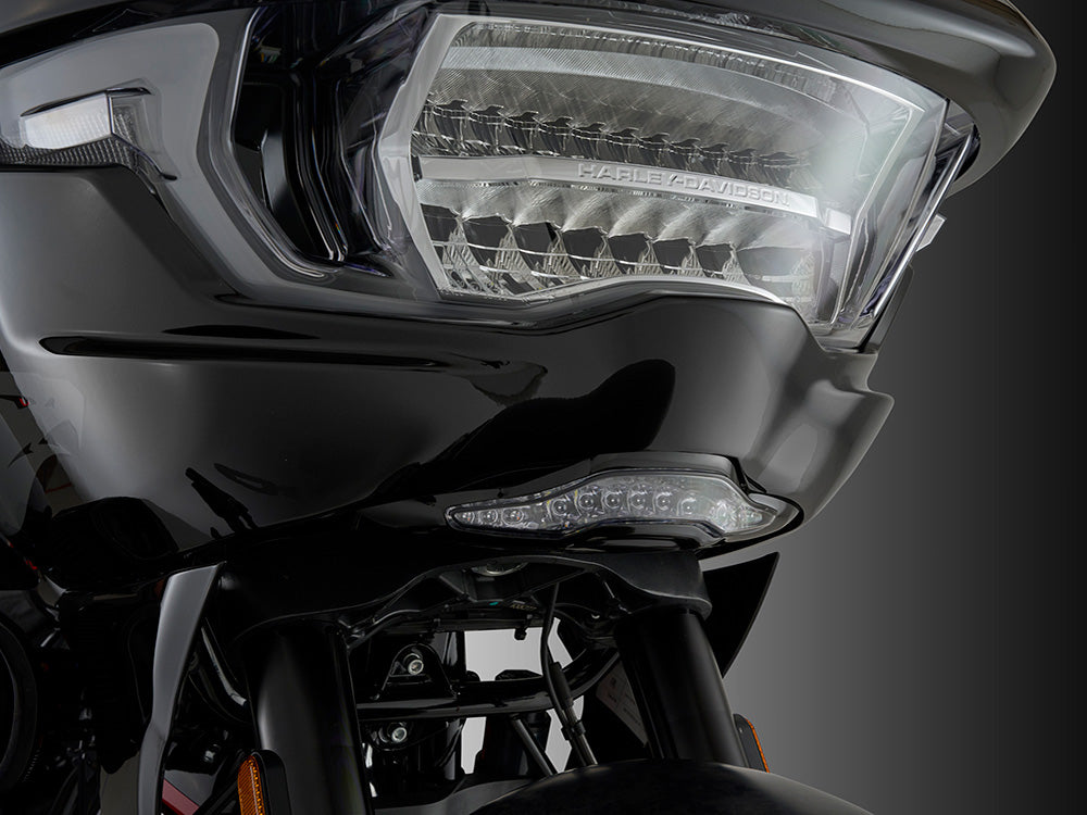 GOAT-E LED Driving Light Bar - Black. Fits CVO Road Glide 2023up & Road Glide 2024up