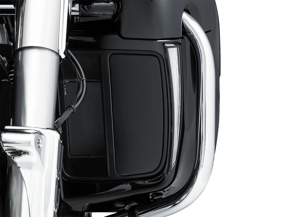 Fang Lower Fairing LED Lights - Black. Fits Touring 2014up with Lower Fairing