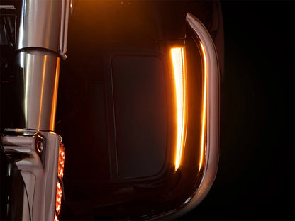 Fang Lower Fairing LED Lights - Black. Fits Touring 2014up with Lower Fairing