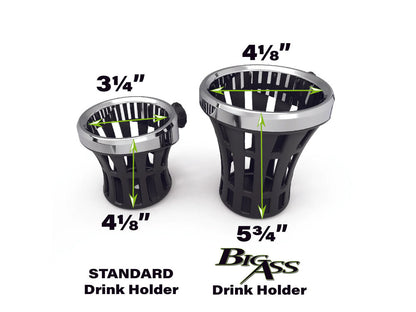 Big Ass Drink Holder with 1in. Clamp - Black