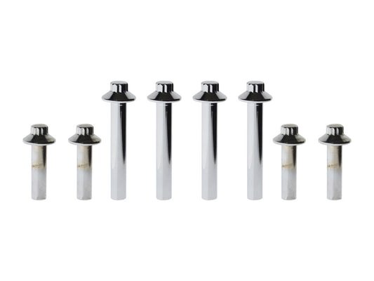 Head Bolts with Polished 12 Point - Chrome. Fits Big Twin 1992-2017 & Sportster 1993-2021.