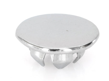 7/16in. (12mm) Hole Plugs - Chrome. Pack of 100.