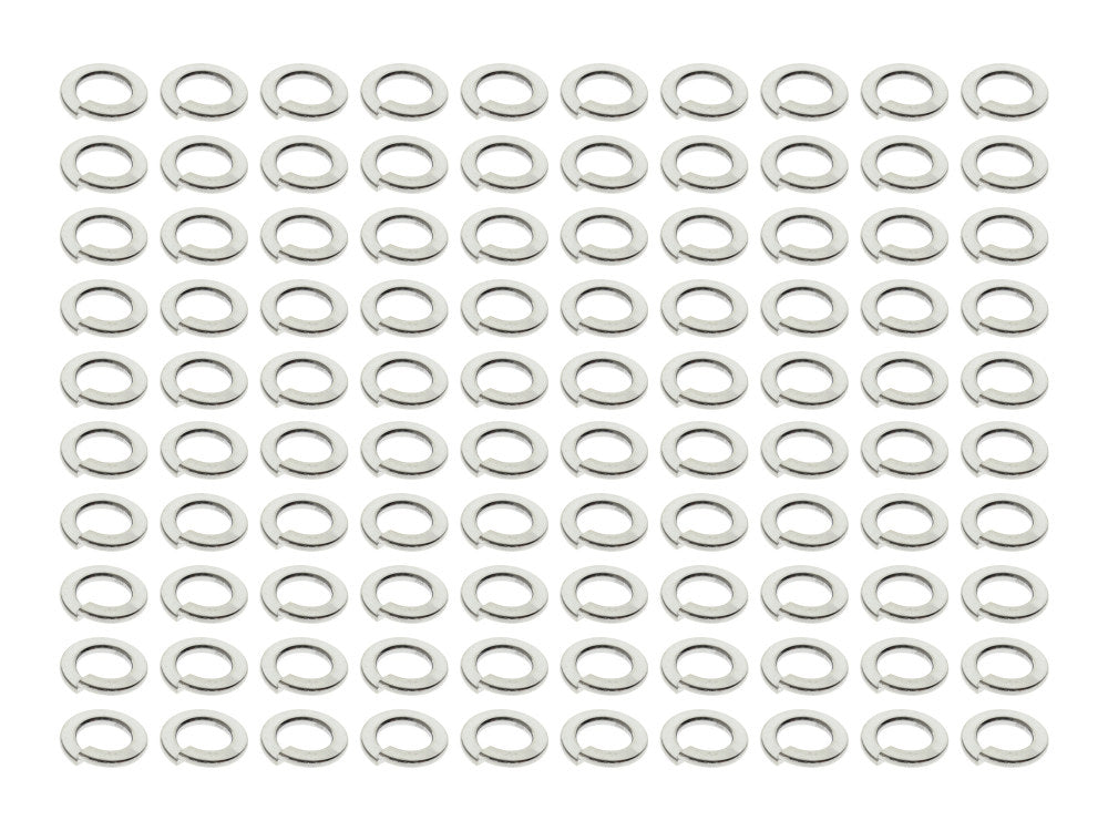 3/8in. Lock Washer - Chrome. Pack of 100.