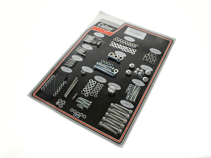 Complete Stock Hardware Kit - CAD Plated. Fits Big Twin 1979-1980 with Shovelhead Engine