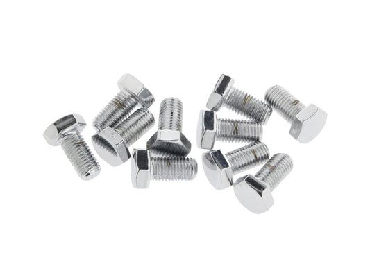 5/16-24 x 5/8in. UNF Hex Head Bolts - Chrome. Pack 10.