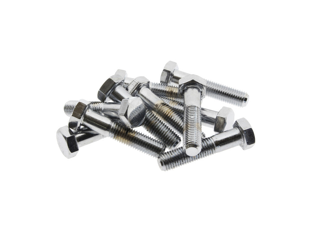 5/16-24 x 1-1/2in. UNF Hex Head Bolts - Chrome. Pack 10.