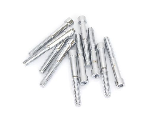 1/4-20 x 2in. UNC Polished Socket Head Allen Bolts - Chrome. Pack 10.