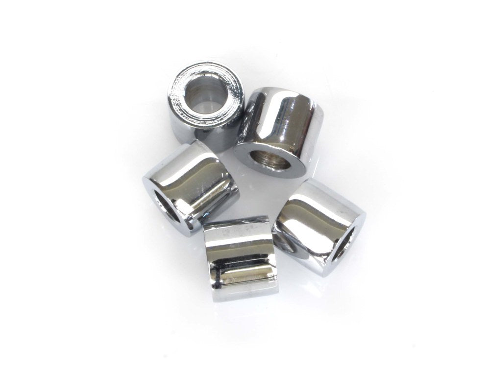 5/16in. ID x 1/2in. Wide Steel Spacers - Chrome. Pack 5.