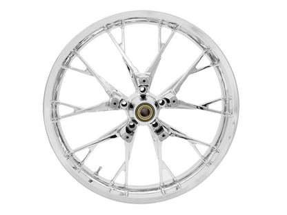21in. x 3.50in. wide Marlin 3D Wheel with Front Hub - Chrome. Fits Touring 2008up with ABS
