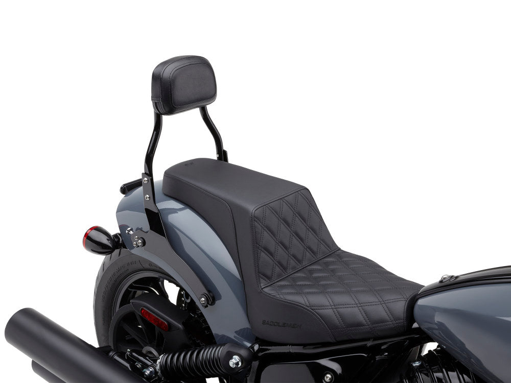 Short Quick Detachable Sissy Bar Kit - Black. Fits Indian Cruiser 2022up