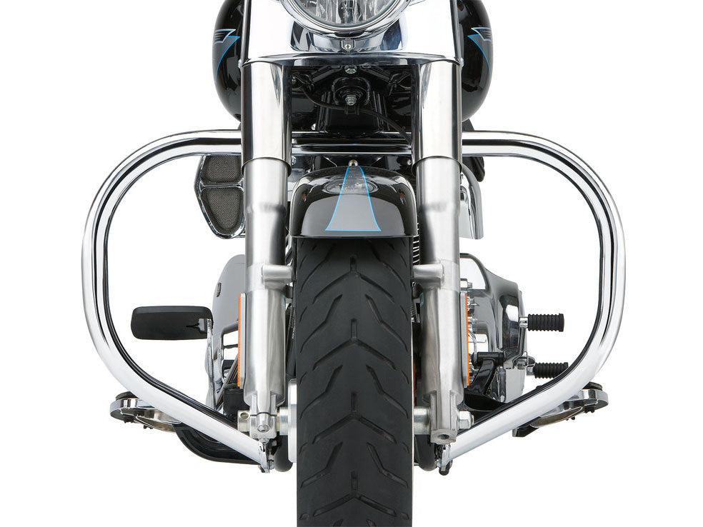 Engine Guard Freeway Bar - Chrome. Fits Heritage Softail 2000-2017.