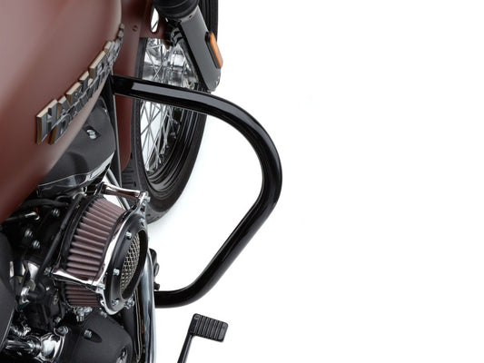 Engine Guard Freeway Bar - Black. Fits Softail Street Bob & Low Rider 2018up & Standard 2020up.