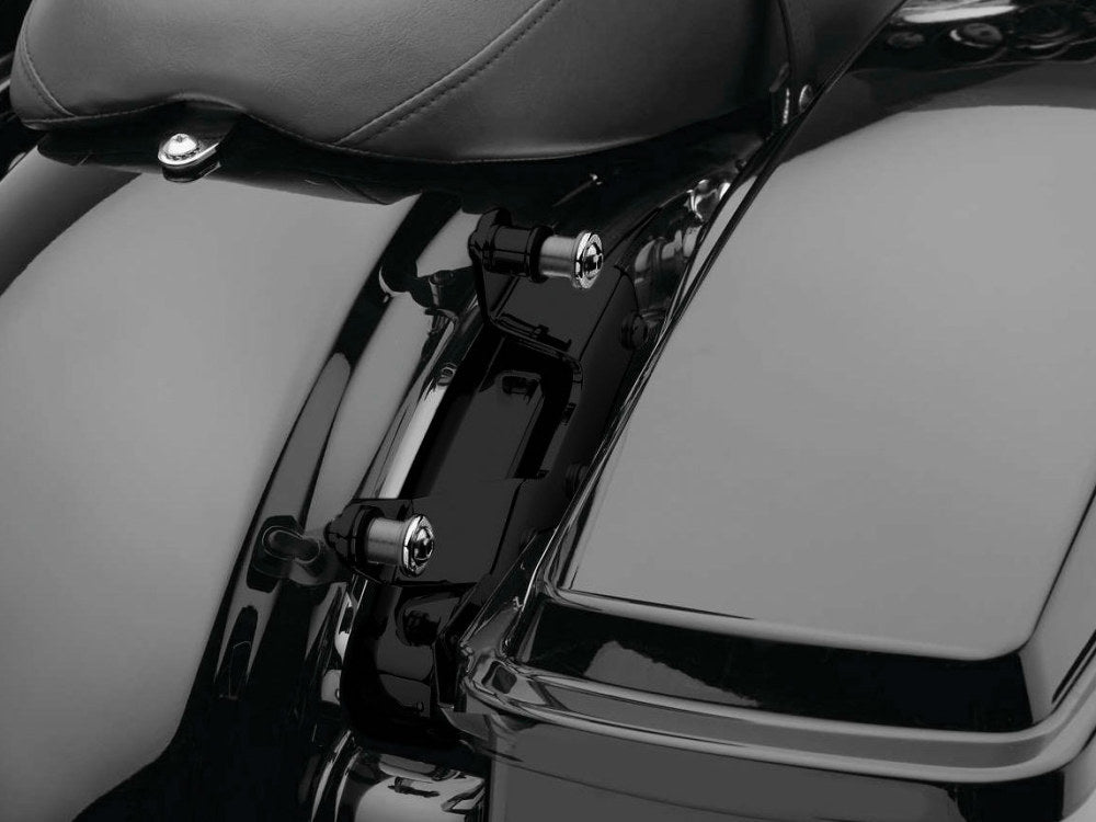 Quick Detachable Sissy Bar Mount Kit - Black. Fits Touring 2014up.