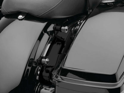 Quick Detachable Sissy Bar Mount Kit - Black. Fits Touring 2014up.
