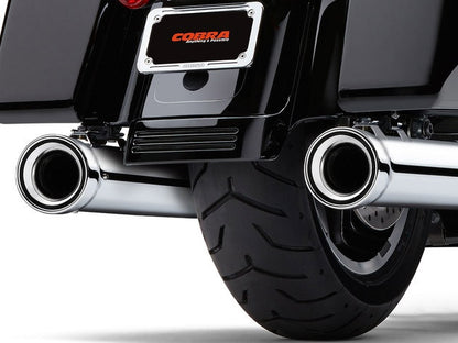 4in. Neighbor Hater Slip-On Mufflers - Chrome. Fits Touring 2017up.