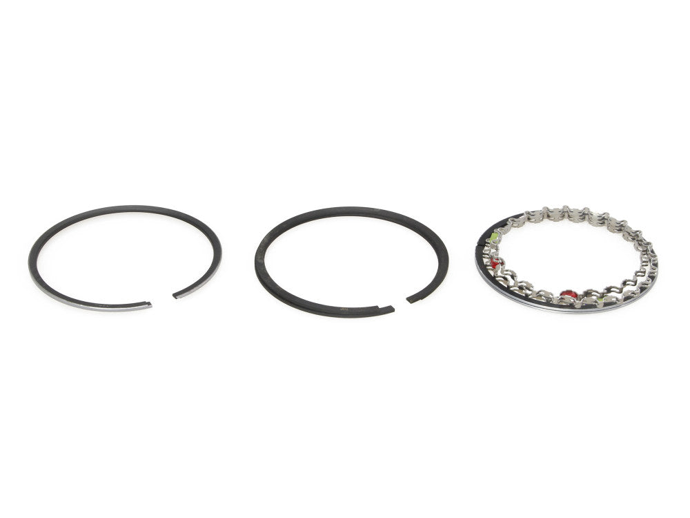 +.030in. Oversize Cast Piston Rings. Fits 74ci/1200cc Big Twin 1948-1980.