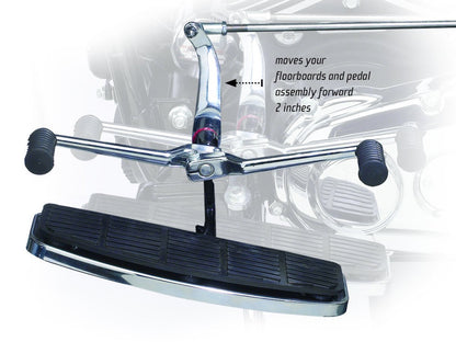 2in. Forward Control Extension Kit. Fits FL Softail 2000-2017.