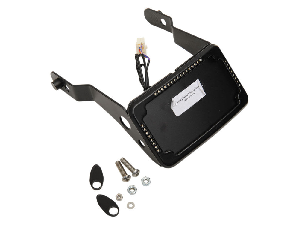 Tail Tidy Fender Eliminator Kit - Black with Run, Turn, Brake and Number Plate Lights. Fits Dyna Street Bob 2013-2017 and Dyna Low Rider 'S' 2016-2017.