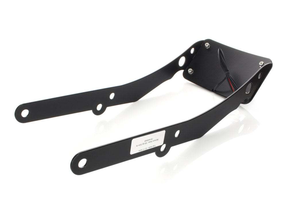 Tail Tidy Fender Eliminator Kit - Black with Number Plate Light Only. Fits Softail Street Bob & Slim 2018up & Standard 2020up.