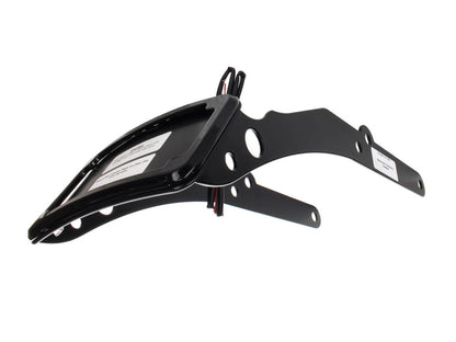 Tail Tidy Fender Eliminator Kit - Black with Number Plate Light Only. Fits Softail Street Bob & Slim 2018up & Standard 2020up.