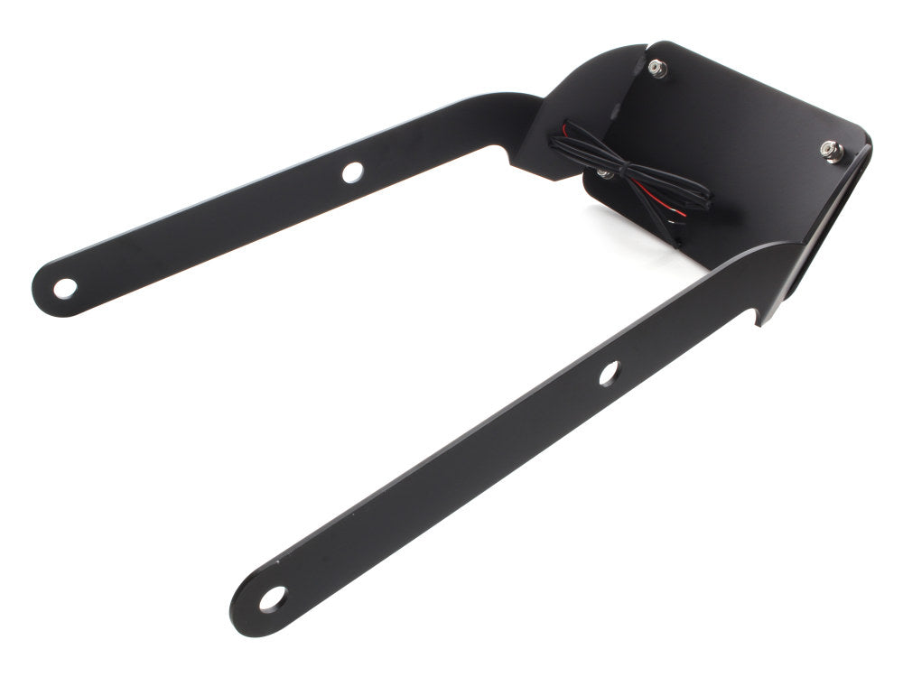 Tail Tidy Fender Eliminator Kit - Black with Number Plate Light Only. Fits Softail Fat Bob 2018-2024