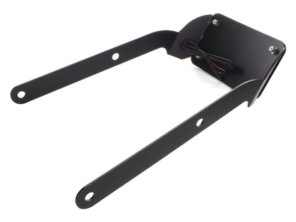 Tail Tidy Fender Eliminator Kit - Black with Number Plate Light Only. Fits Softail Fat Bob 2018-2024