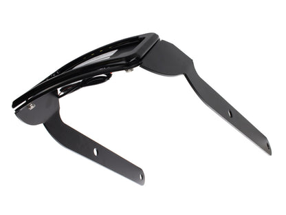 Tail Tidy Fender Eliminator Kit - Black with Number Plate Light Only. Fits Softail Fat Bob 2018-2024